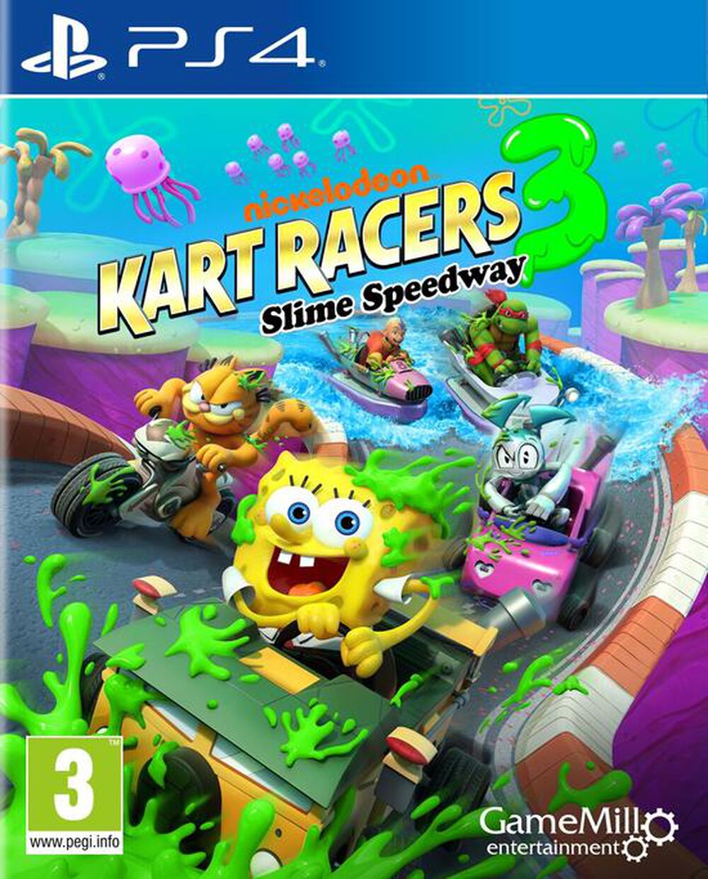 Nickelodeon Kart Racers 3 Slime Speedway 3 - Occasion PS4
