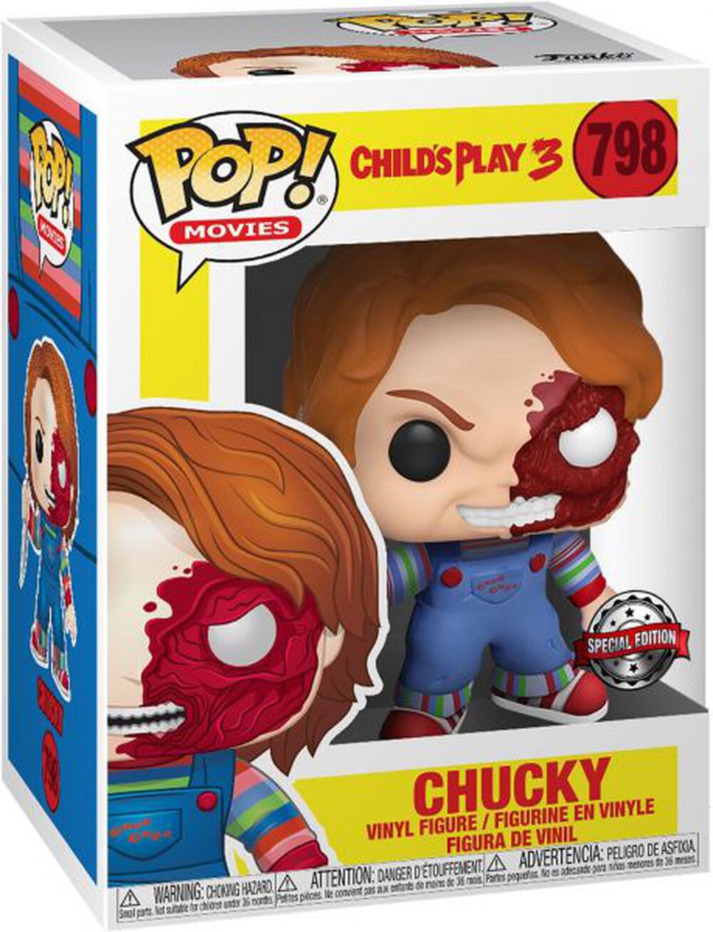 Figurine Funko Pop! N°798 - Chucky - Chucky Half (bd)