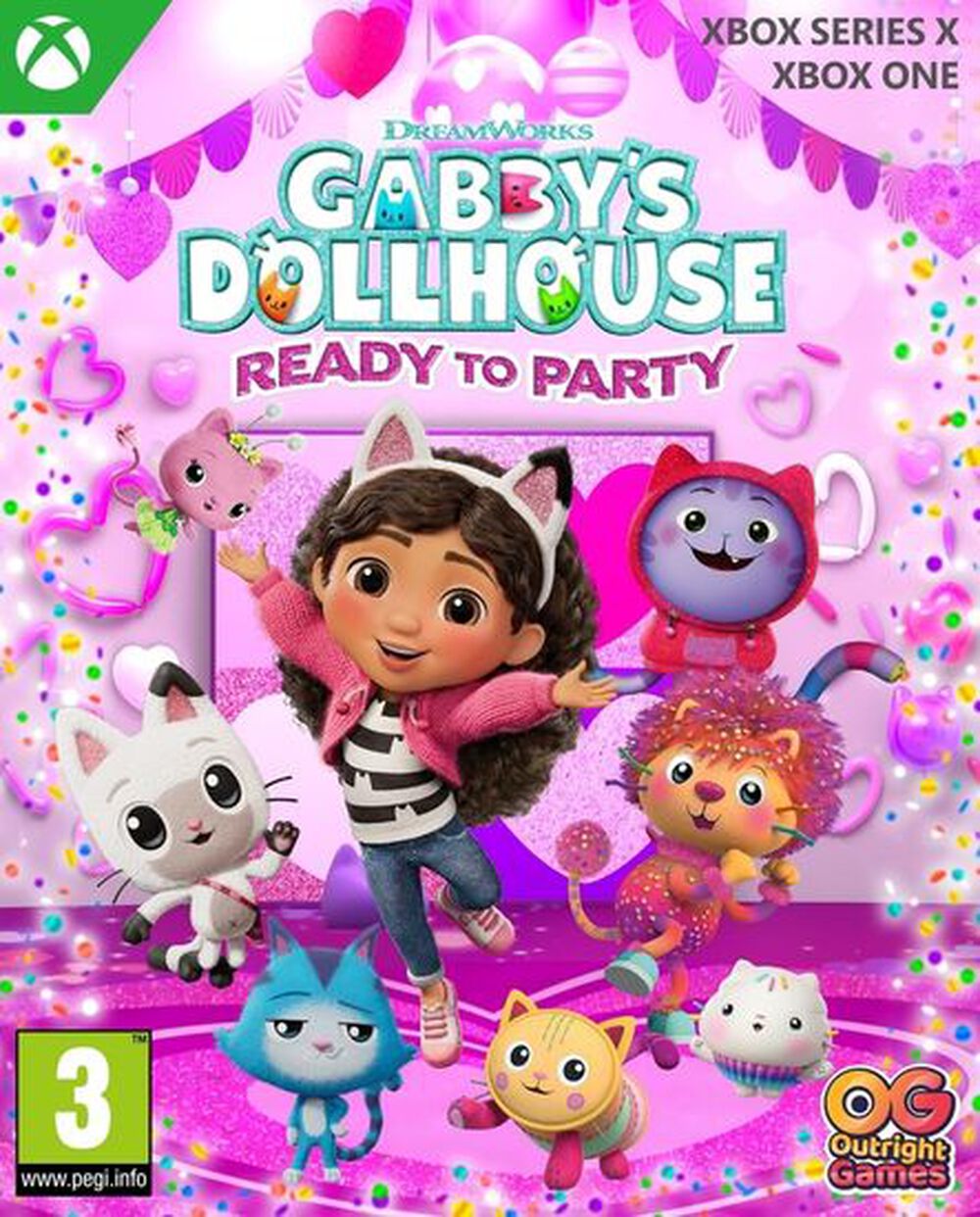 Pochette avant du jeu Gabby's Dollhouse Ready To Party XBOX SERIES X