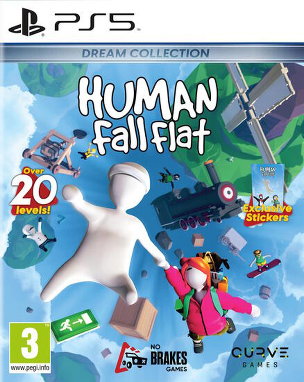 Pochette avant du jeu Human Fall Flat: Dream Collection PS4