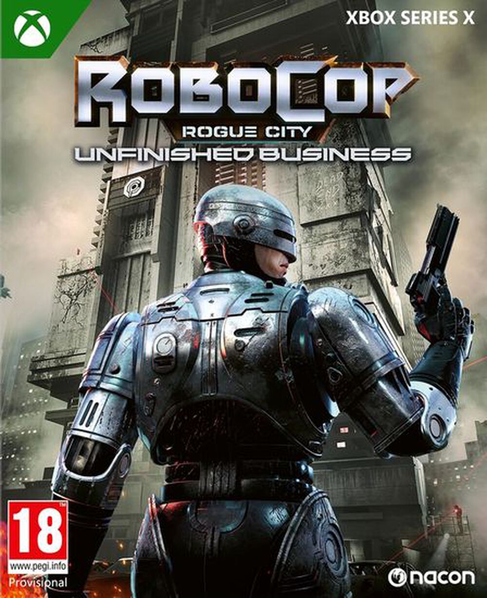 Pochette avant du jeu Robocop Rogue City Unfinished Business XBOX SERIES X