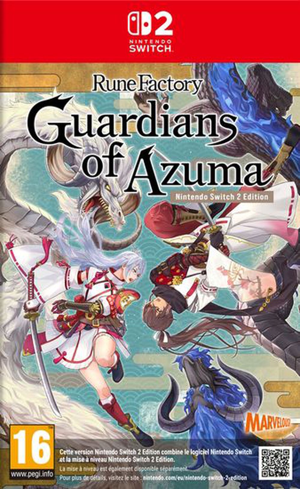 Pochette avant du jeu Rune Factory Guardians of Azuma Nintendo Switch 2