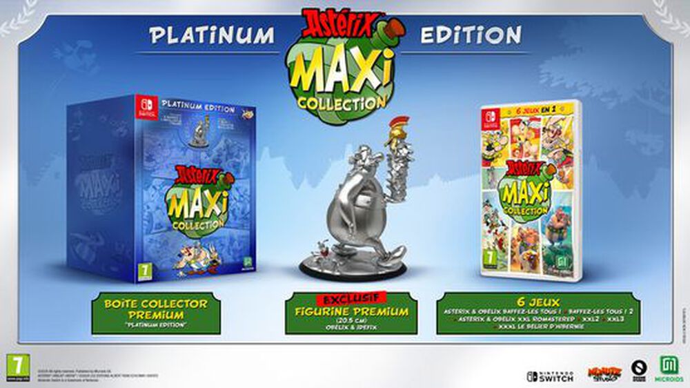 Asterix Maxi Collection Platinum Edition (inclus L'integral Des Jeux + Figurine SWITCH