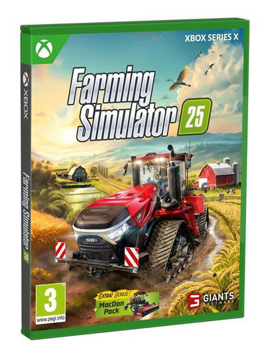 Pochette avant du jeu Farming Simulator 25 Xbox Series X