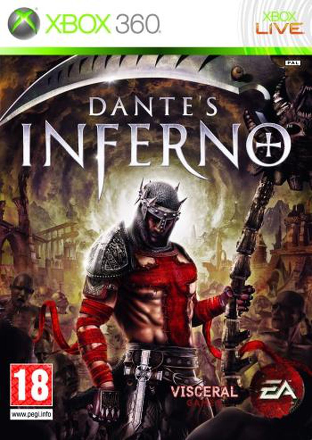 Dantes Inferno Jeu XBOX 360 