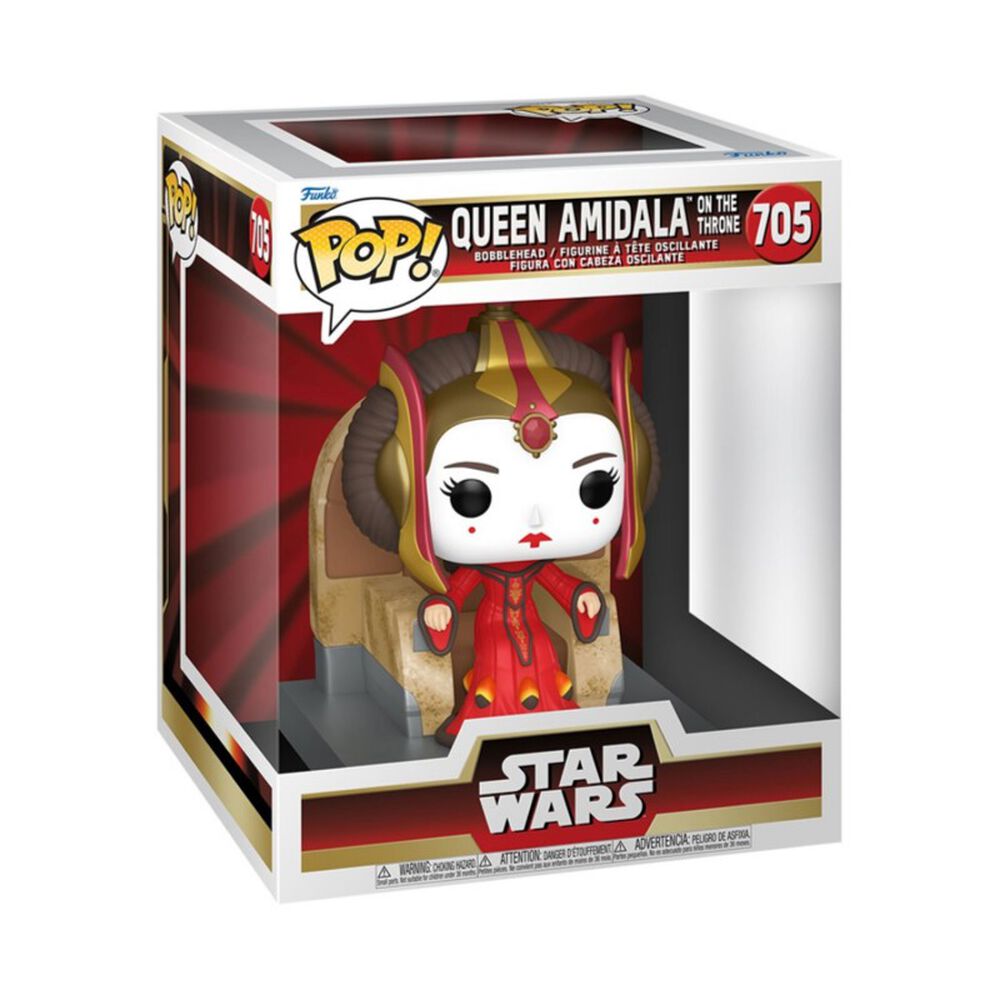 Figurine Funko Pop! Deluxe - Star Wars - Amidala On Throne