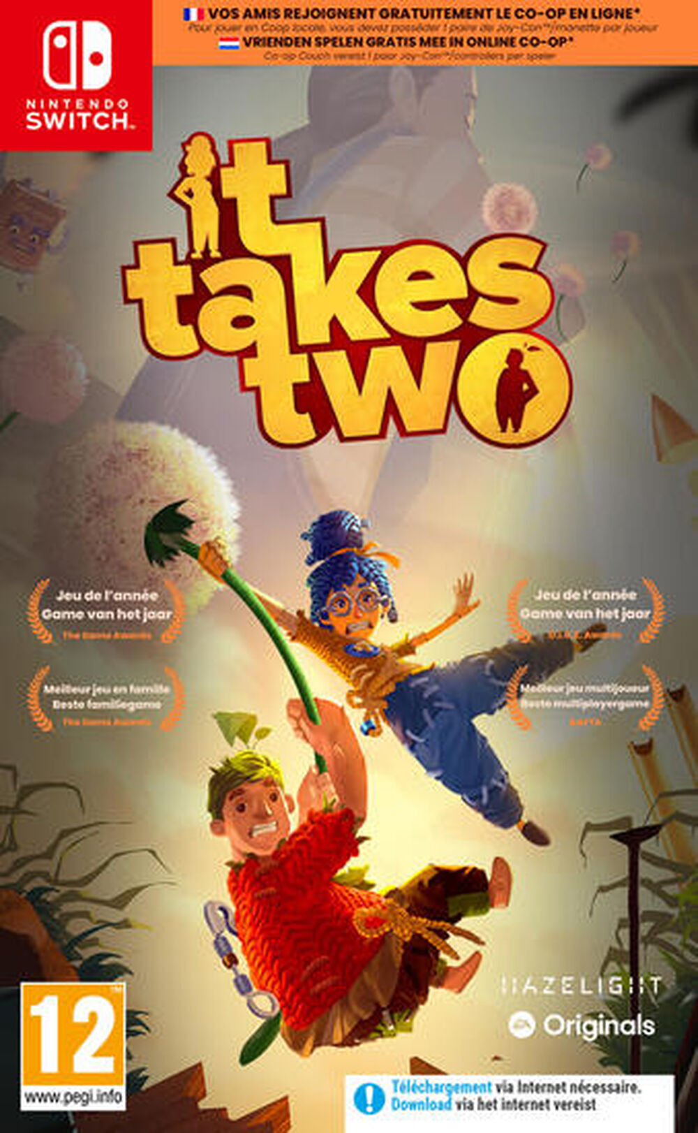 Pochette avant du jeu It Takes Two Nintendo Switch