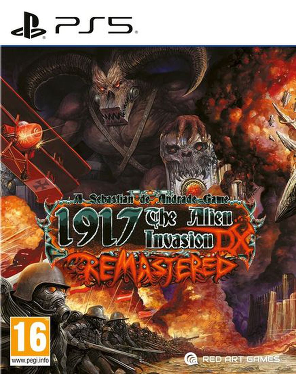Pochette avant du jeu 1917 The Alien Invasion Dx Remastered PS5