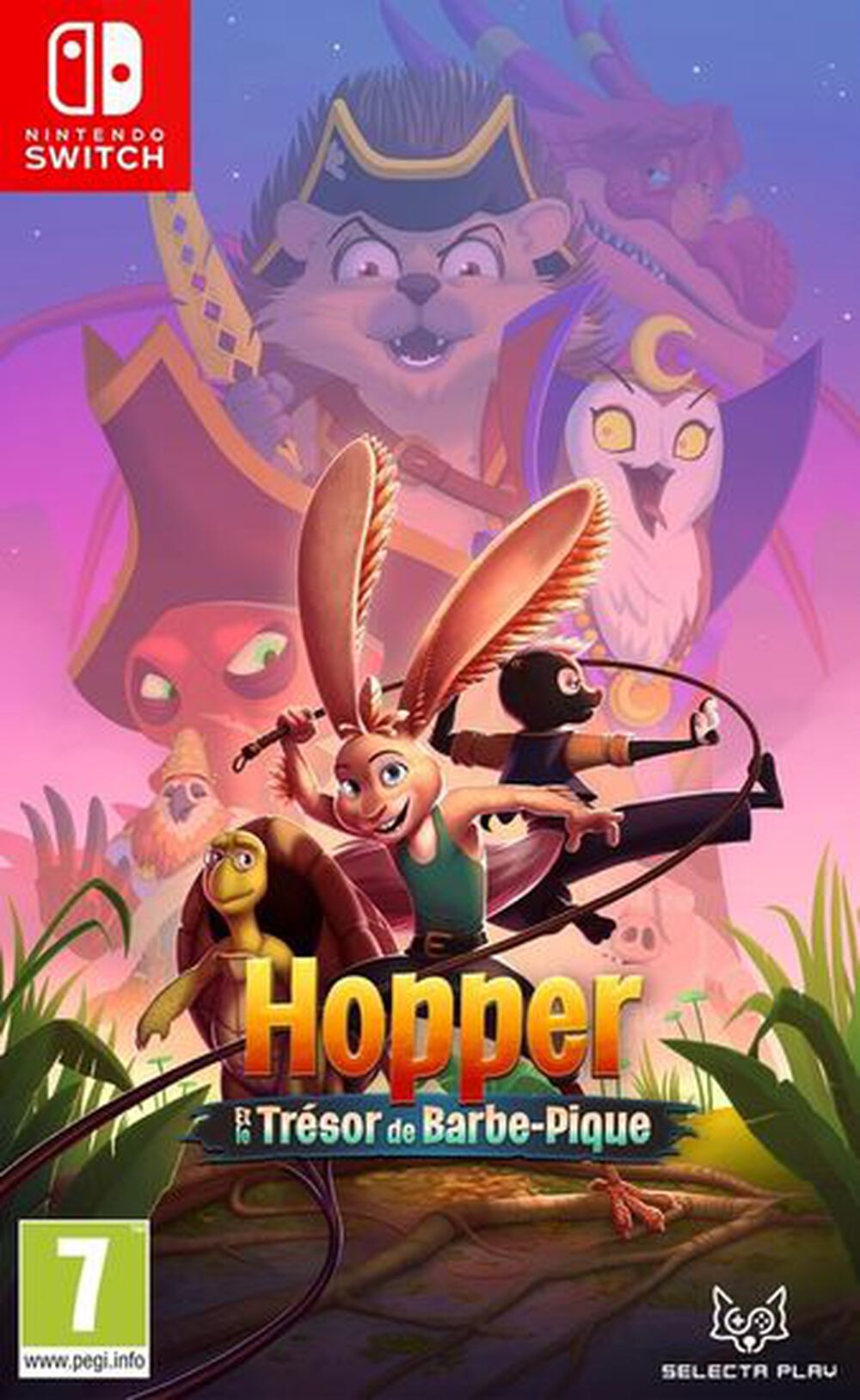 Pochette avant du jeu Hopper Et Le Tresor De Barbe-pique 