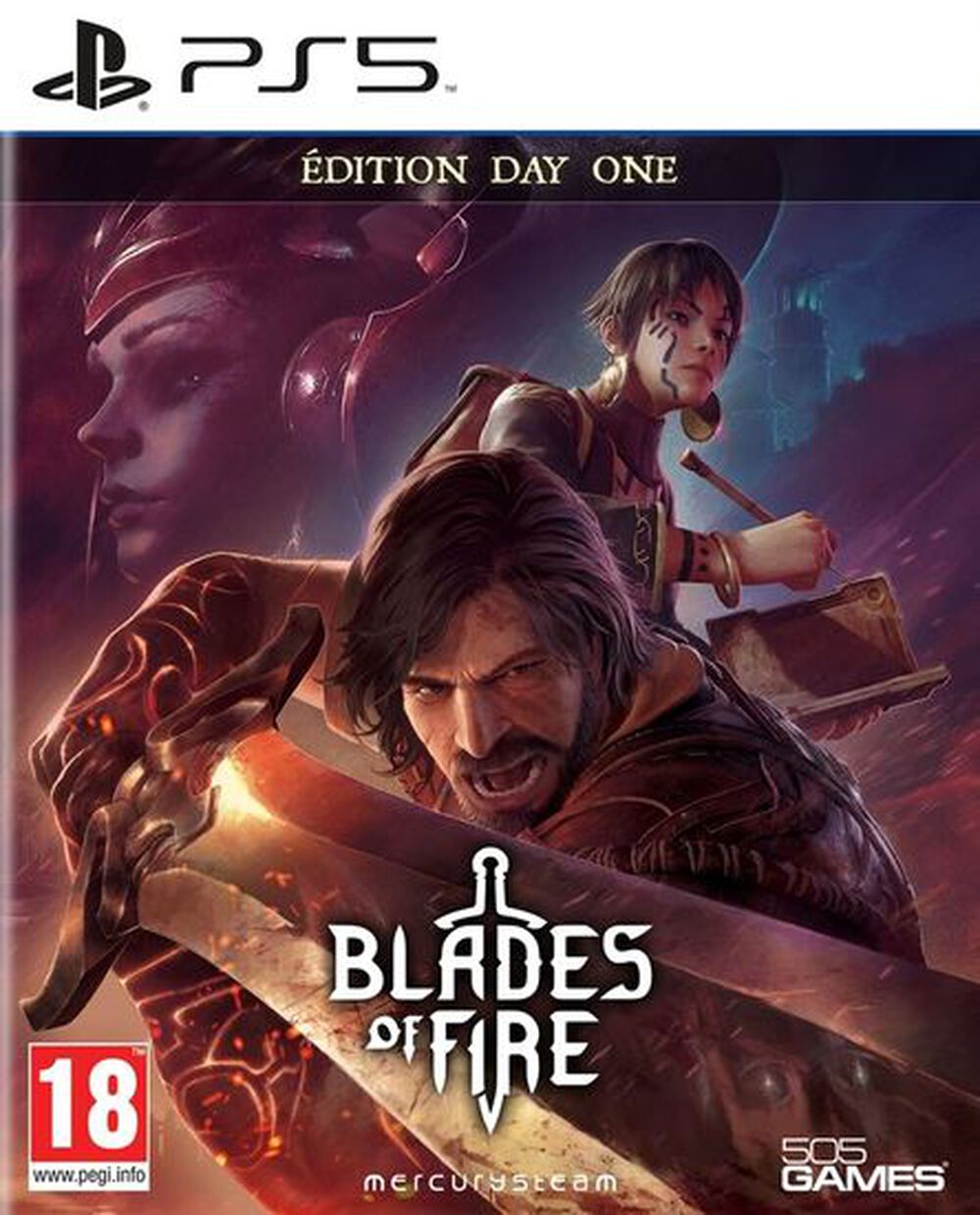 Pochette avant du jeu Blades of Fire Day One Edition PS5