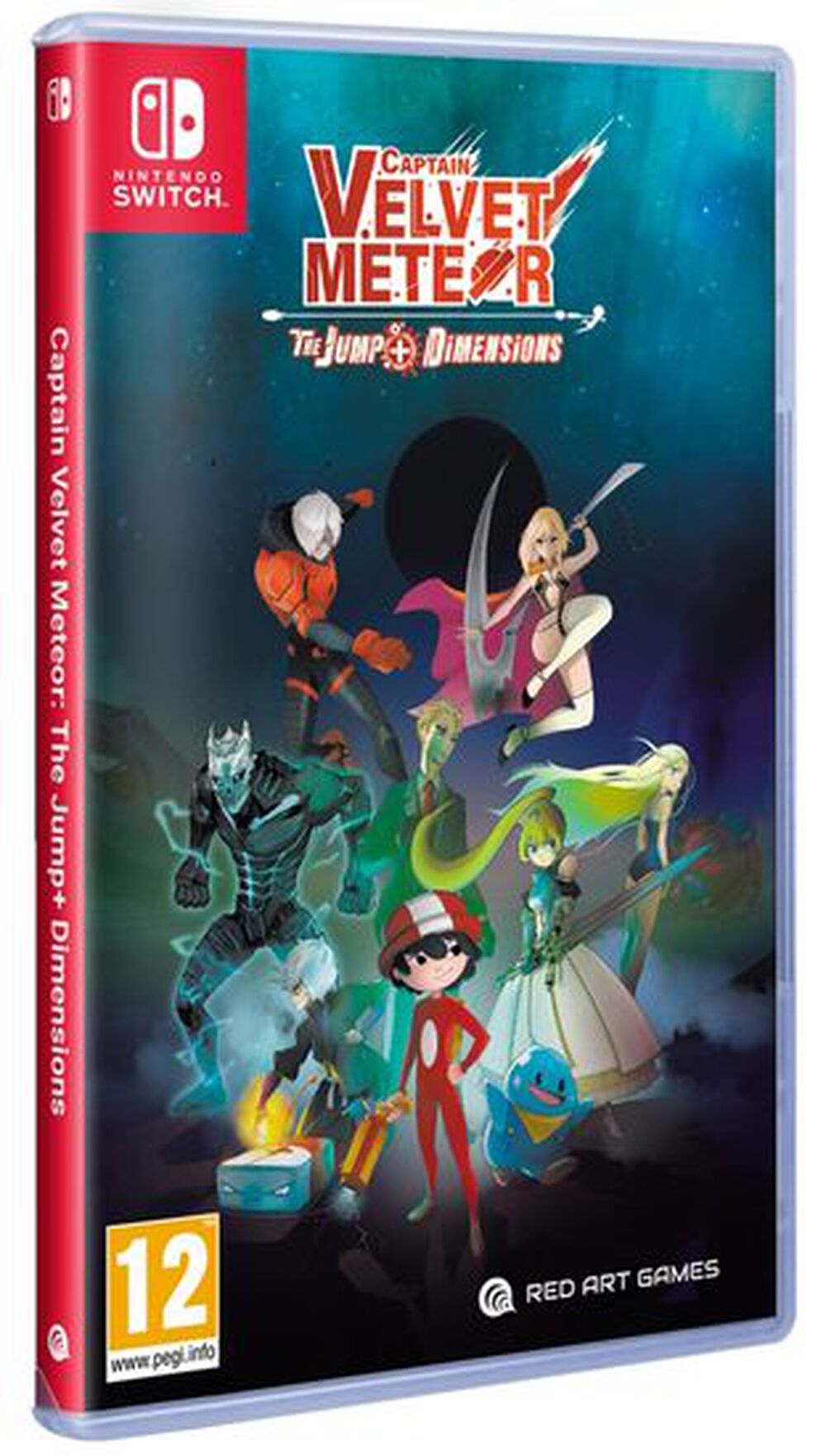 Pochette avant du jeu Captain Velvet Meteor The Jump + Dimensions SWITCH