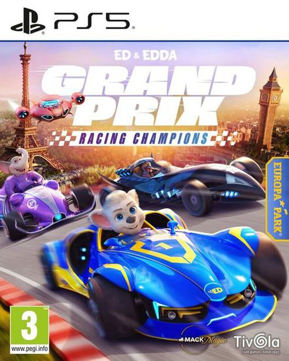 Pochette avant du jeu Ed & Edda: Grand Prix - Racing Champions PS5