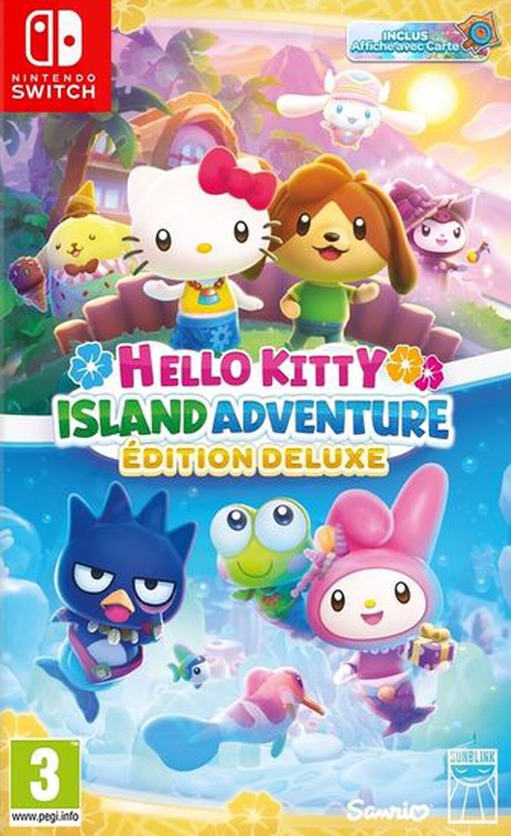 Pochette avant du jeu Hello Kitty Island Adventure Edition Deluxe Nintendo Switch