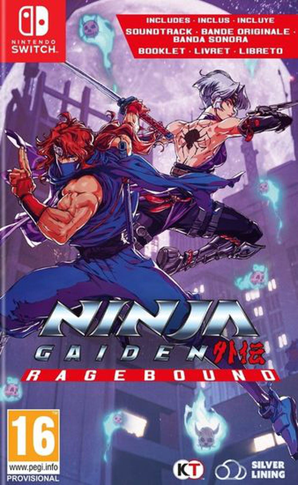 Pochette avant du jeu Ninja Gaiden Ragebound SWITCH