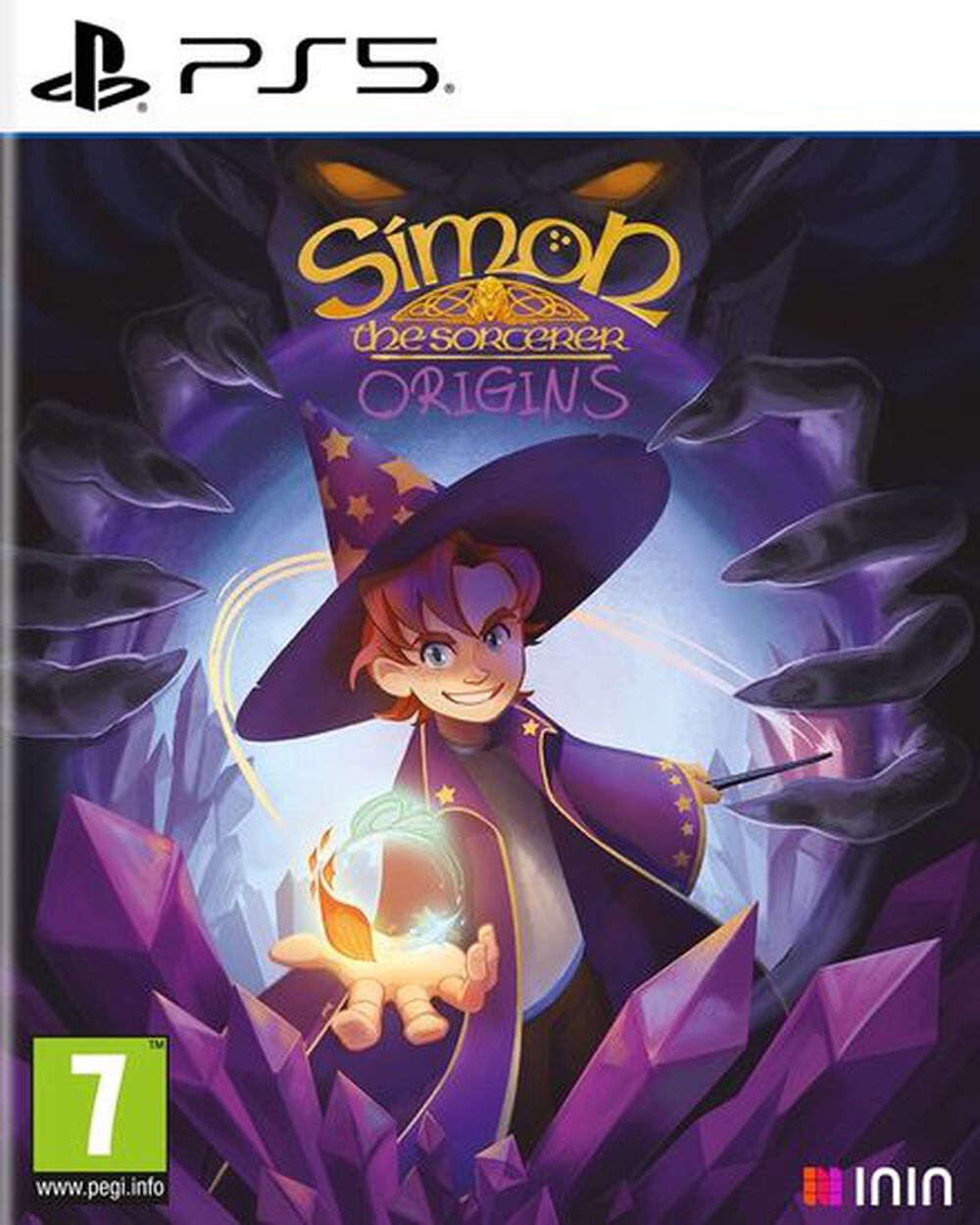 Pochette avant du jeu Simon The Sorcerer Origins PS5