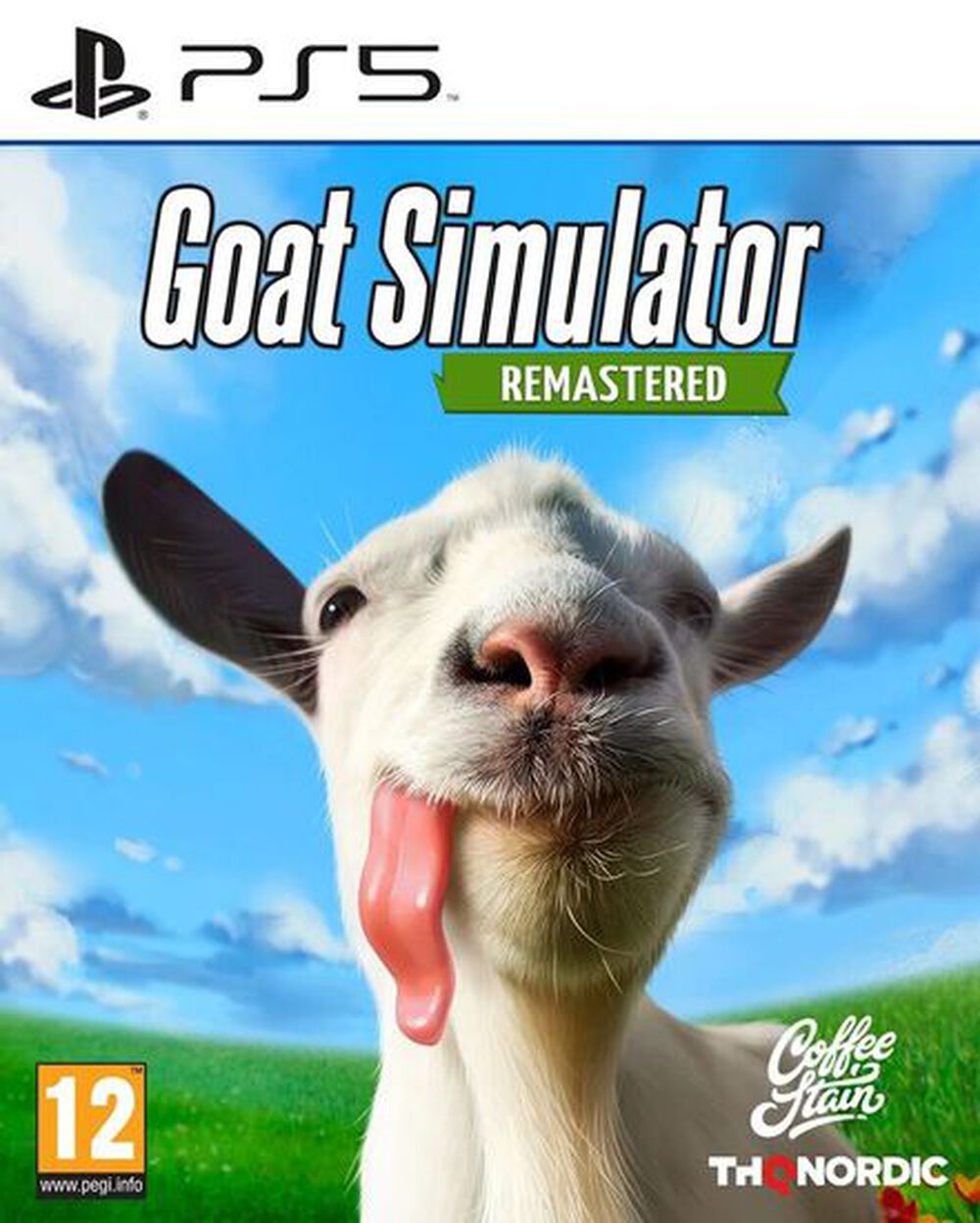 Pochette avant du jeu Goat Simulator Remastered PS5