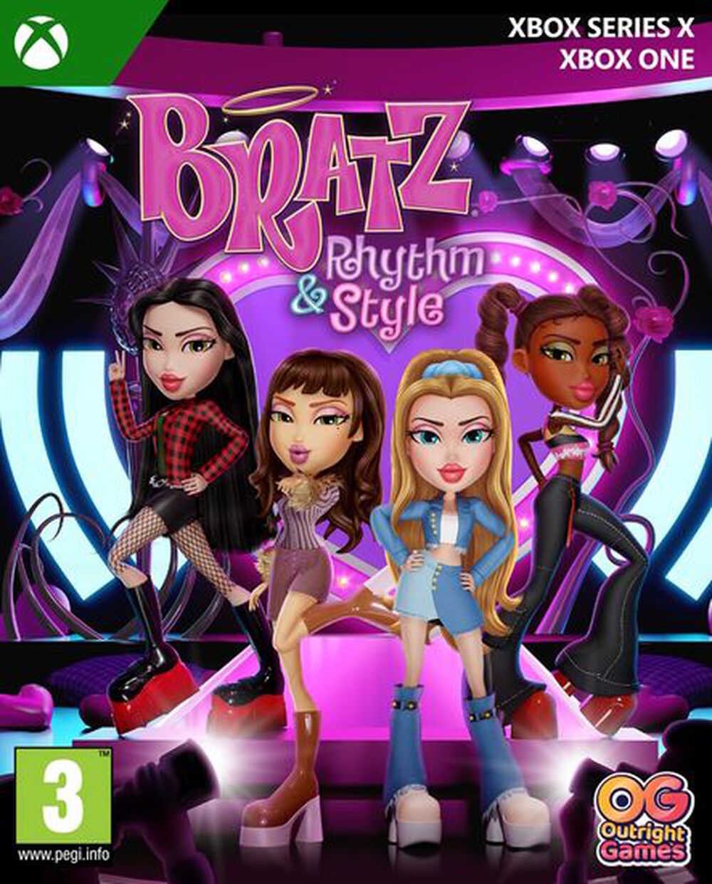 Pochette avant du jeu Bratz Rhythm & Style XBOX SERIES X