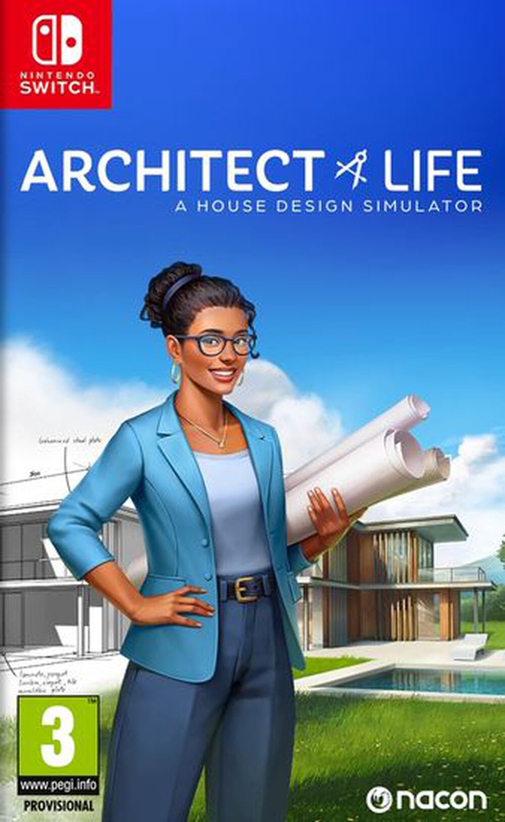 Pochette avant du jeu Architect Life A House Design Simulator SWITCH
