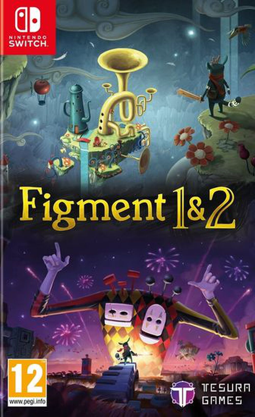 Pochette avant du jeu Figment 1 & 2 SWITCH