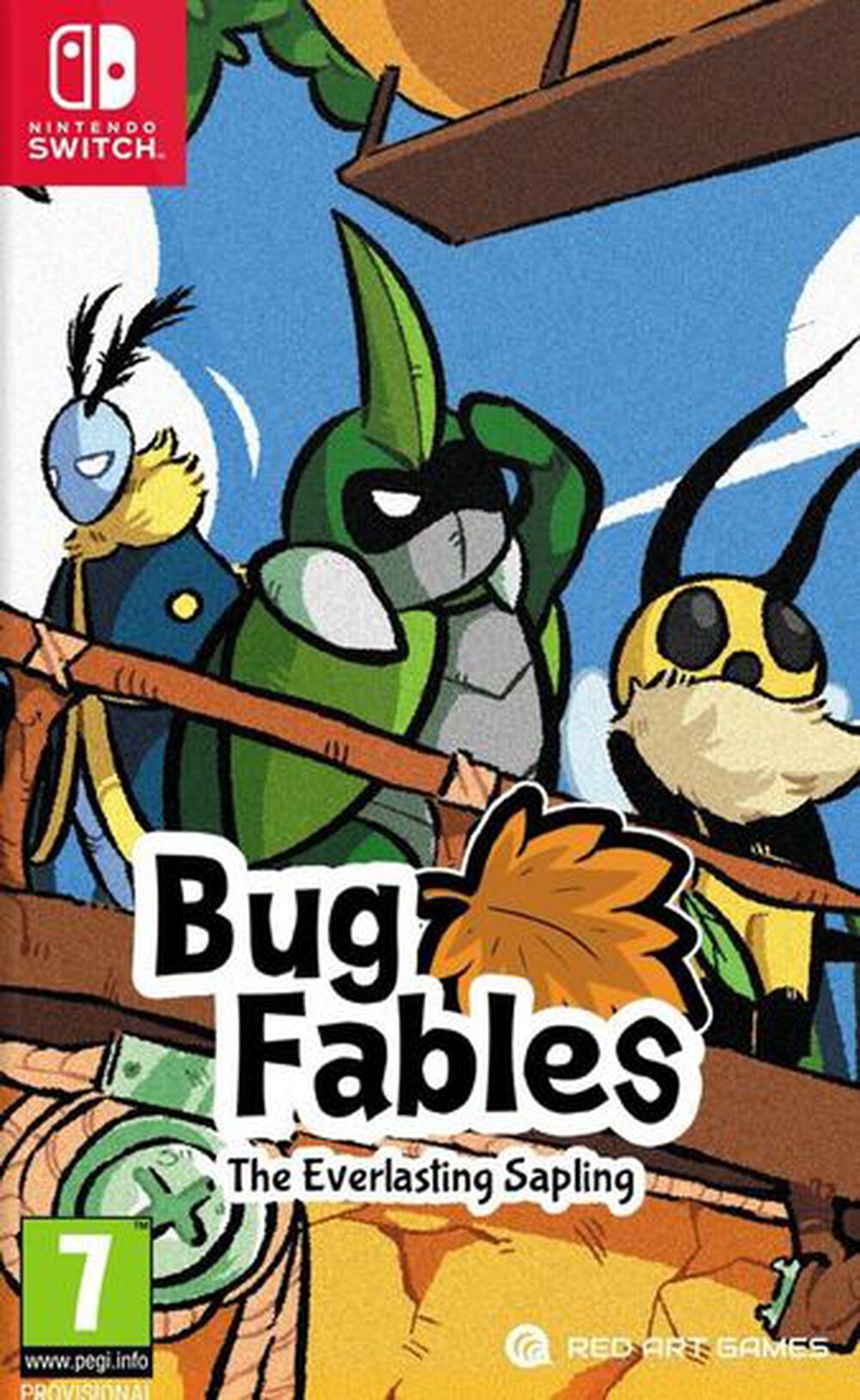 Pochette avant du jeu Bug Fables The Everlasting Sapling SWITCH