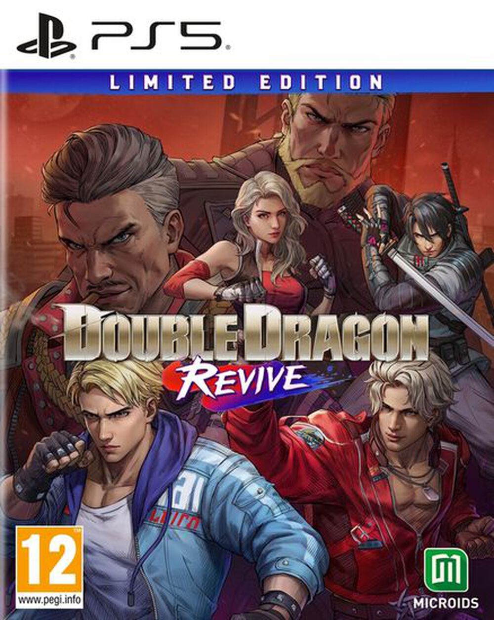 Pochette avant du jeu Double Dragon Revive Edition Limitée PS5
