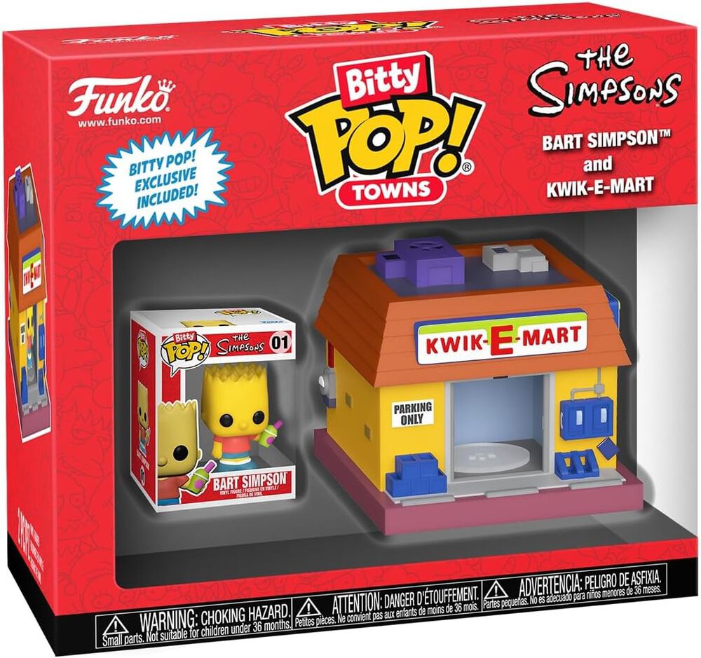 Figurine Bitty Pop! Town - Les Simpsons - Kwik-e-mart