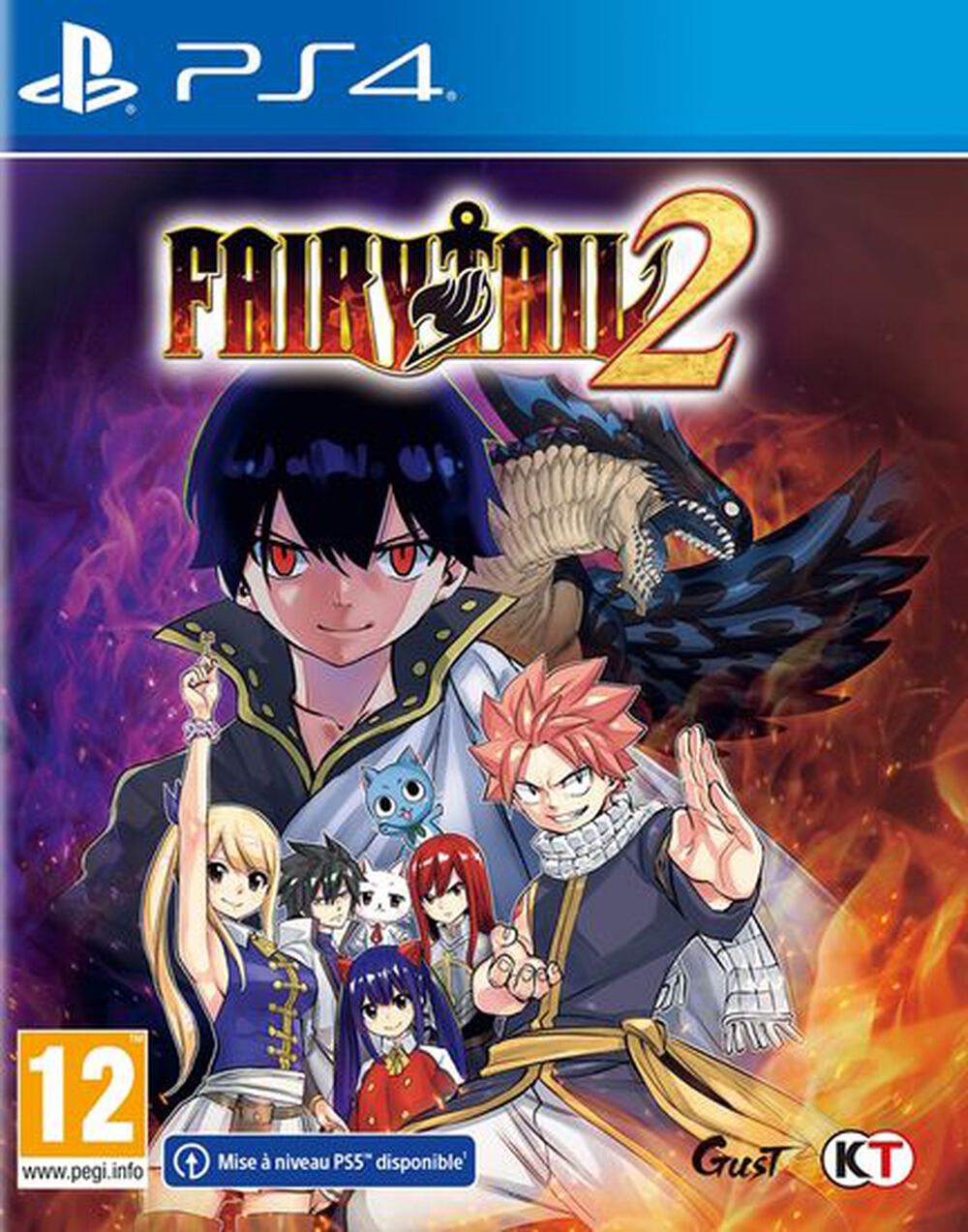 Pochette avant du jeu Fairy Tail 2 PS4