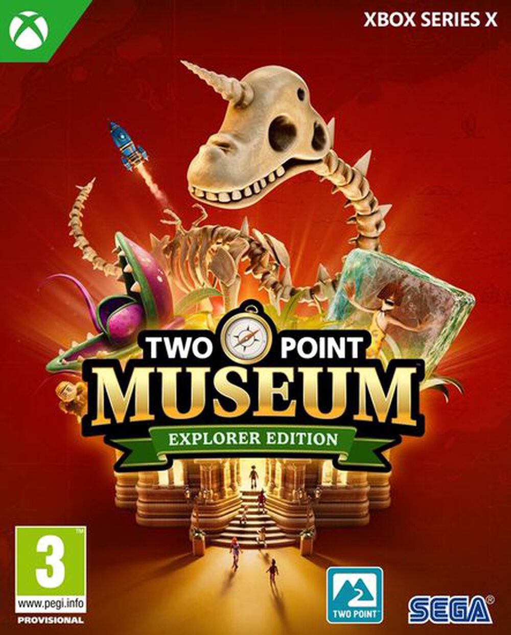 Pochette avant du jeu Two Point Museum Explorer Edition Xbox Series X