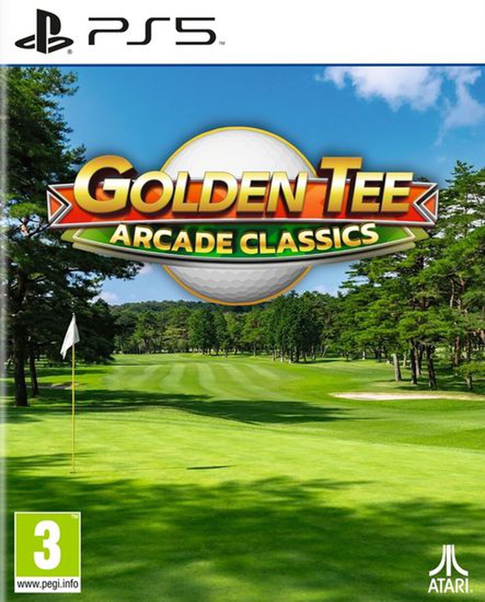 Pochette avant du jeu Golden Tee Arcade Classics PS5
