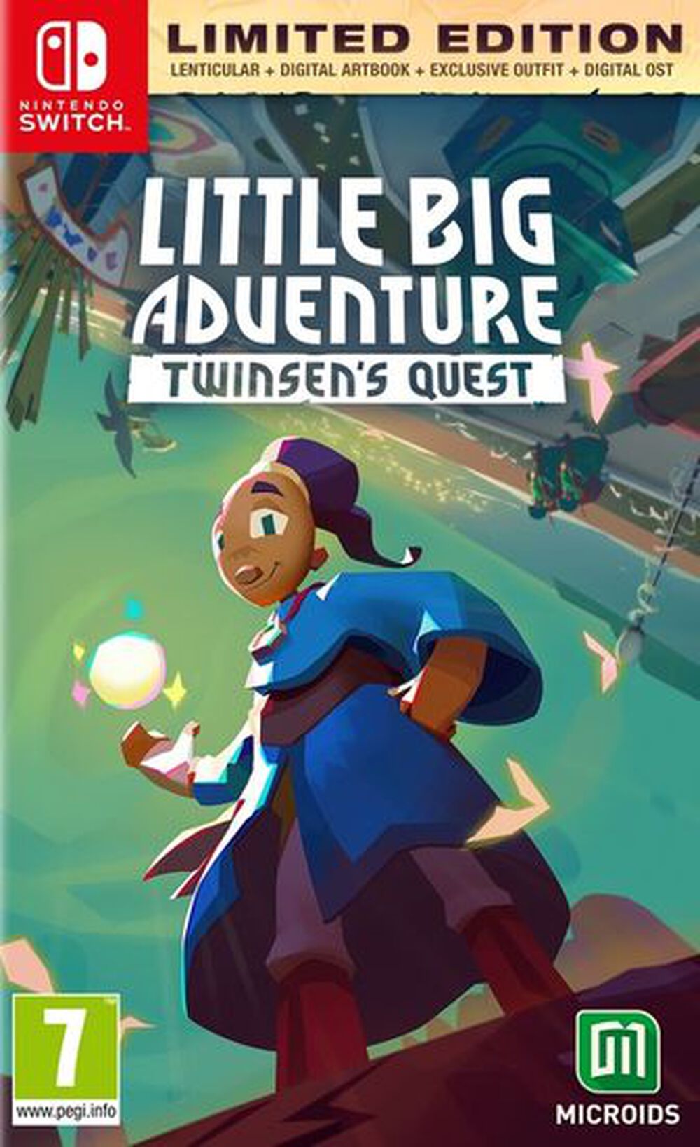Pochette avant du jeu Little Big Adventure Twinsen's Quest Nintendo Switch