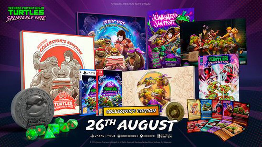 Pochette avant du jeu Tmnt Splintered Fate Pipin' Hot Collector's Edition Exclusivité Micromania PS5