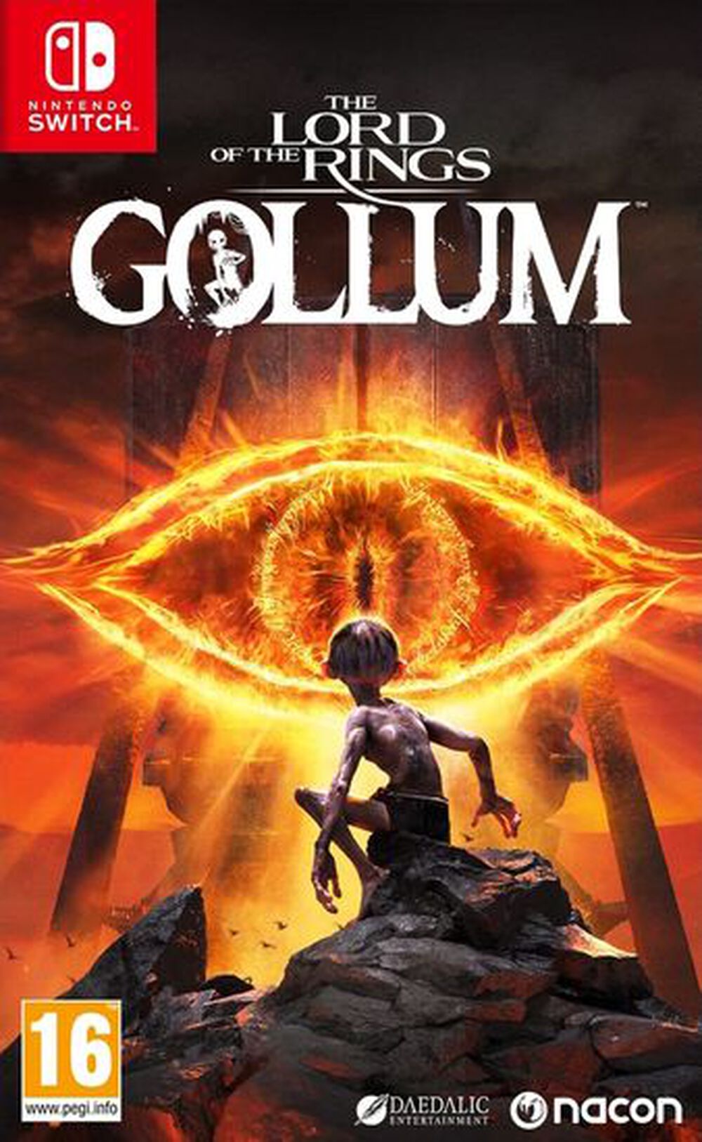 Pochette avant du jeu The Lord Of The Rings Gollum SWITCH