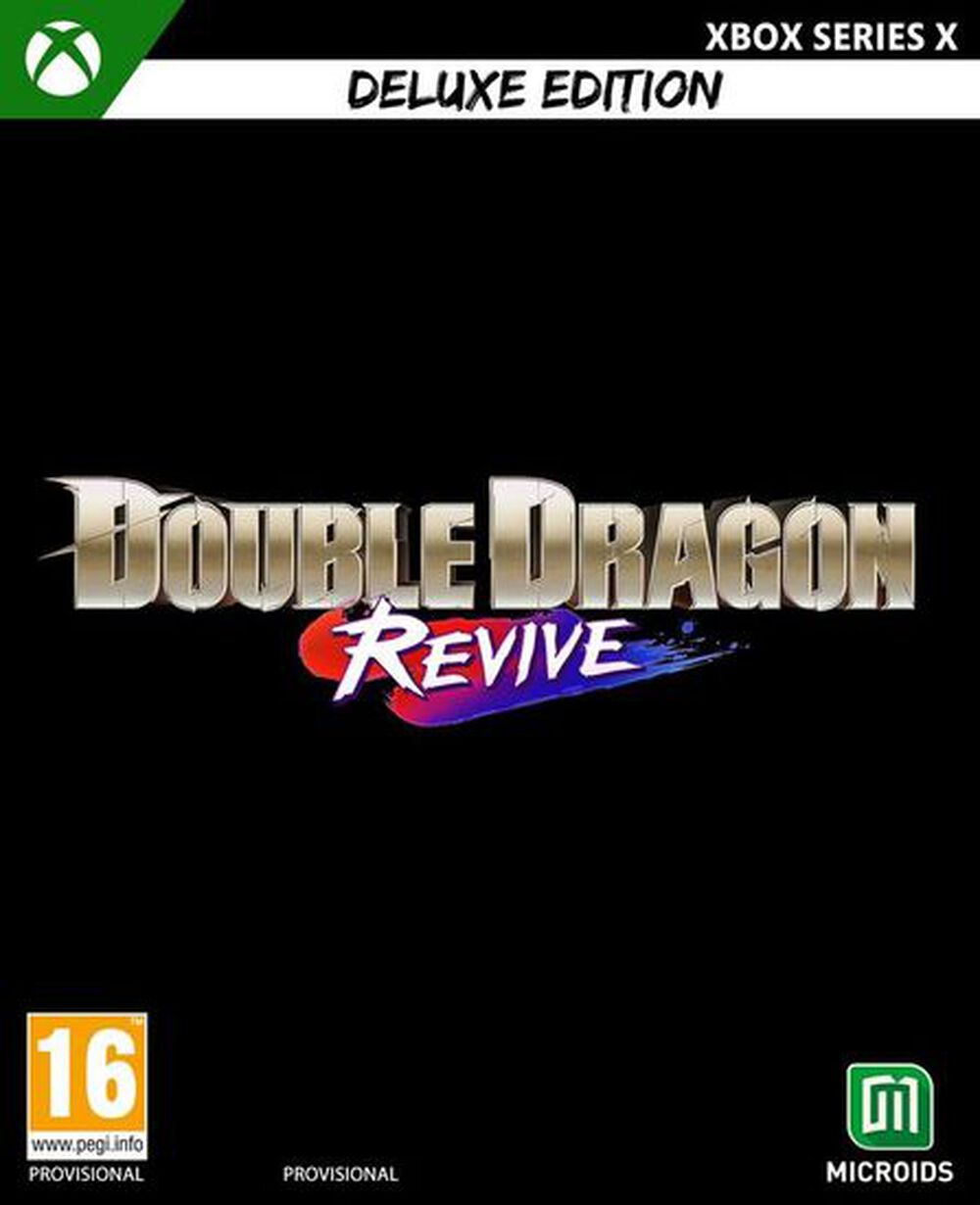 Pochette avant du jeu Double Dragon Revive Edition Deluxe Xbox Series X