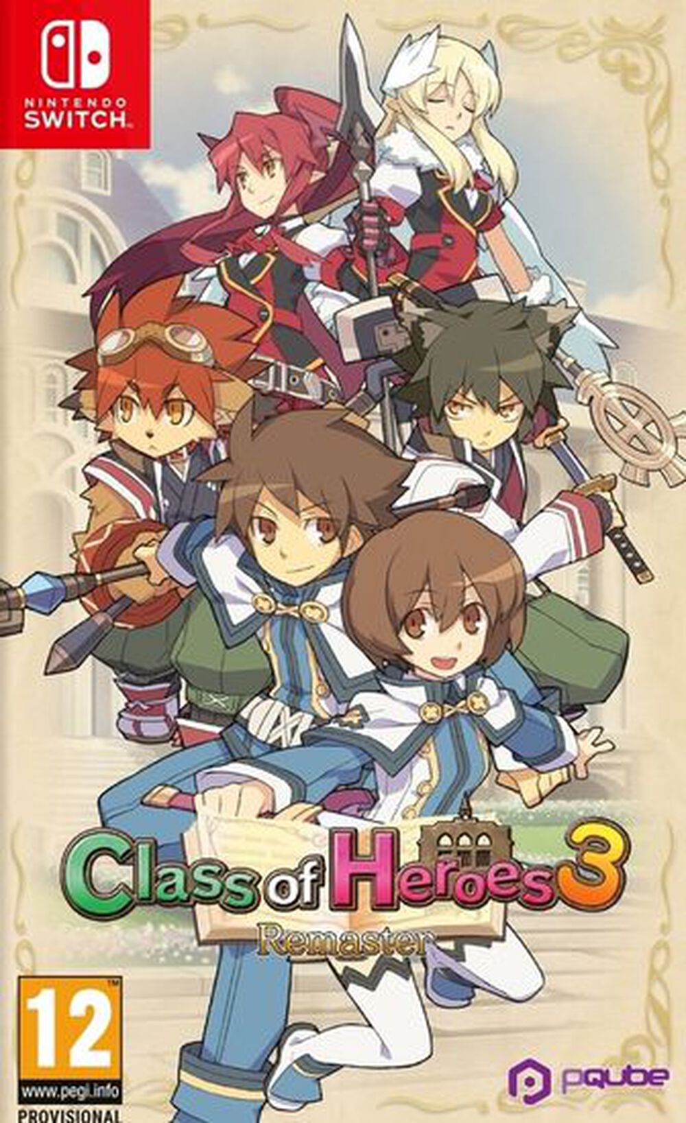 Pochette avant du jeu Class Of Heroes 3 SWITCH