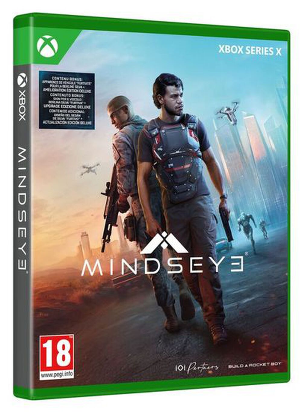 Pochette avant du jeu Mindseye XBOX SERIES X