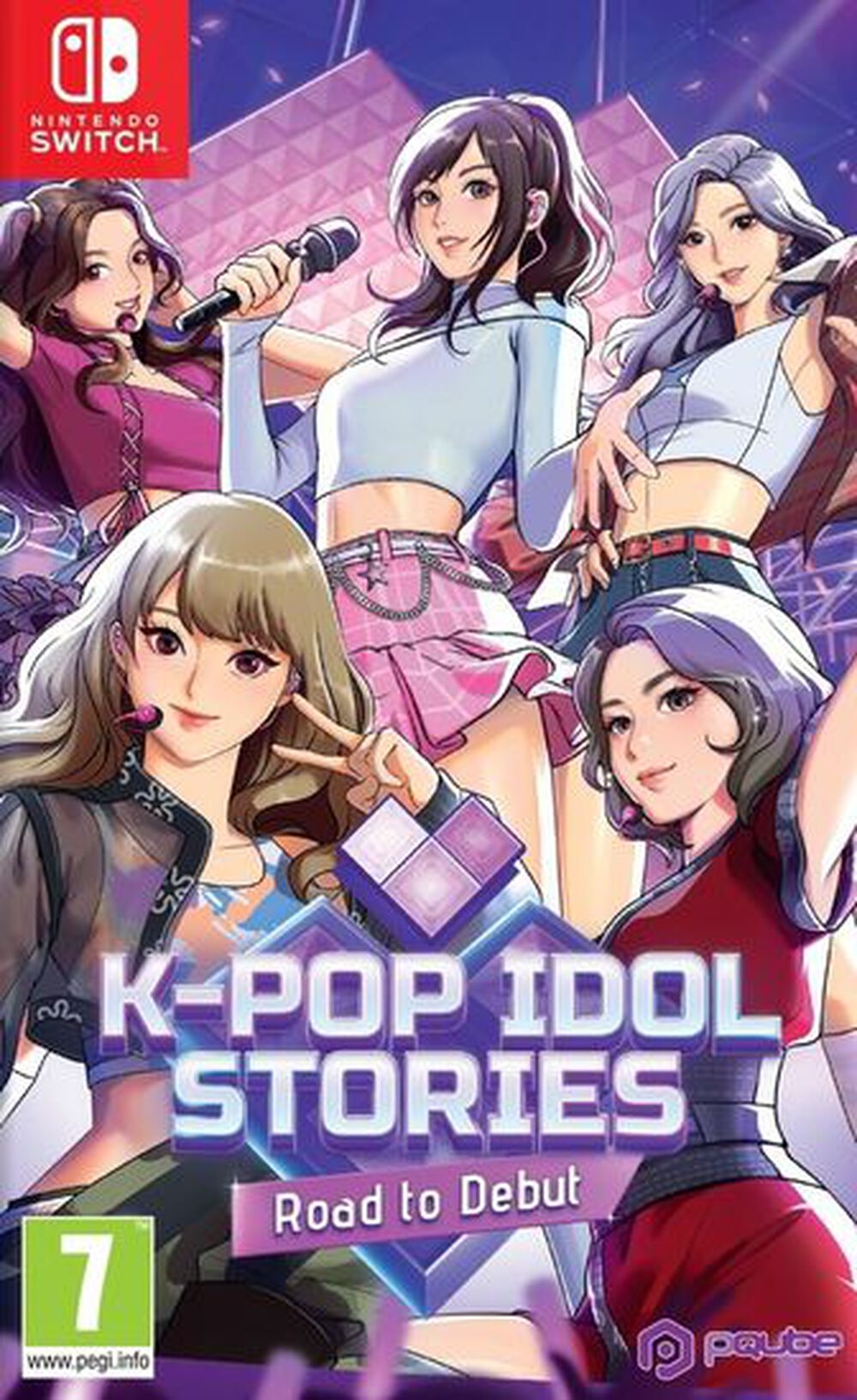 Pochette avant du jeu K-pop Idol Stories Road to Debut