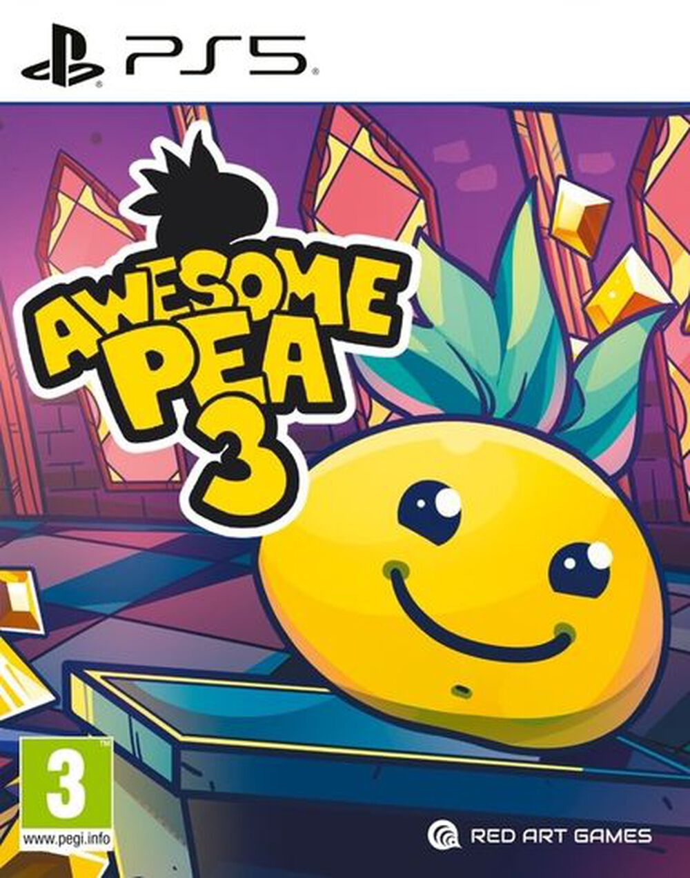 Pochette avant du jeu Awesome Pea 3 PS5