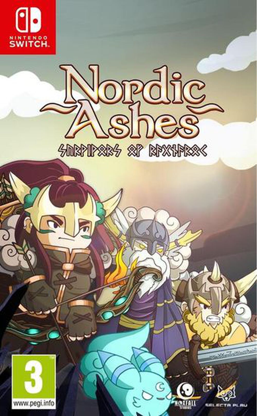 Pochette avant du jeu Nordic Ashes Survivors Of Ragnarok SWITCH