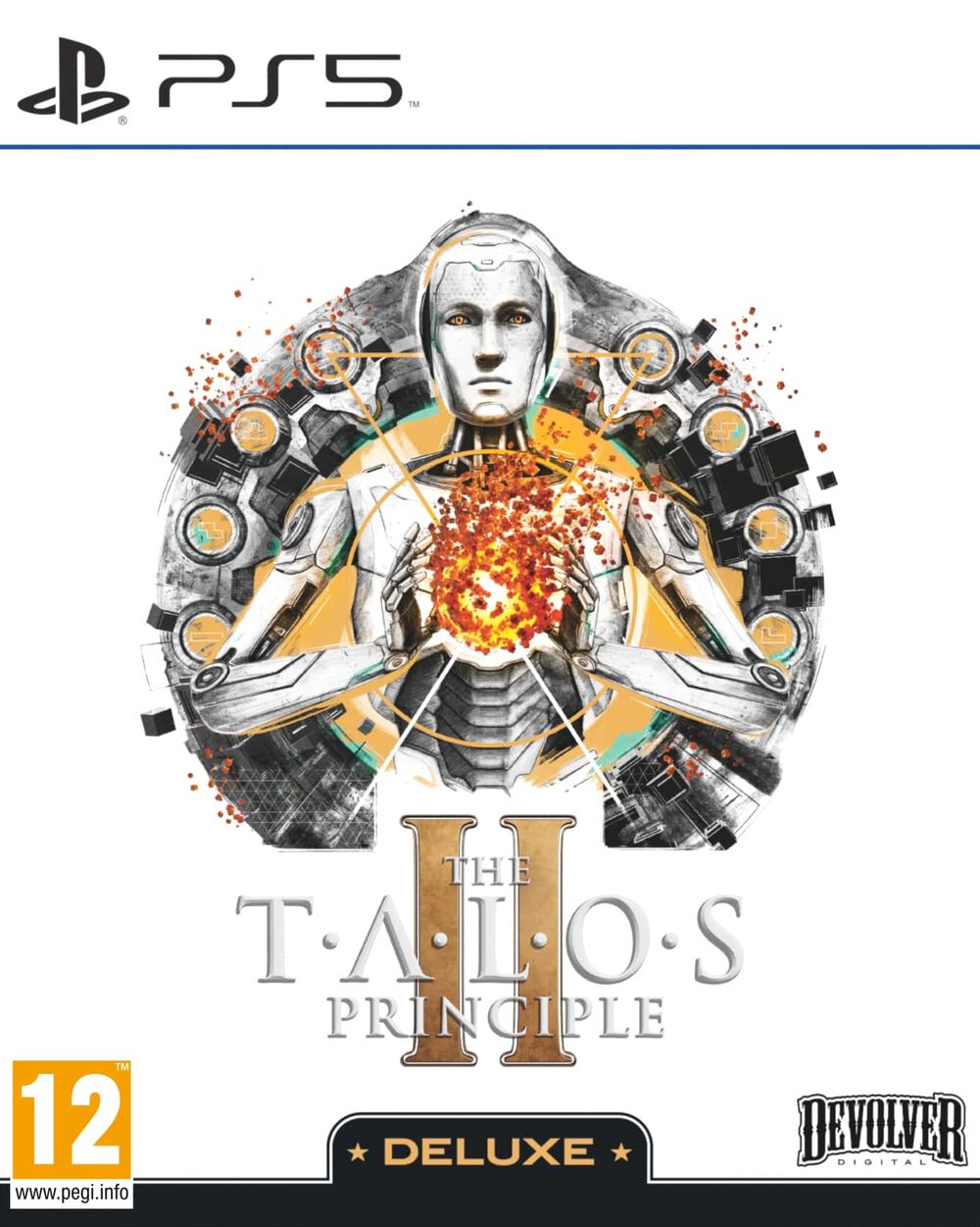 Pochette avant du jeu The Talos Principle 2 Delvolver Edition Deluxe PS5
