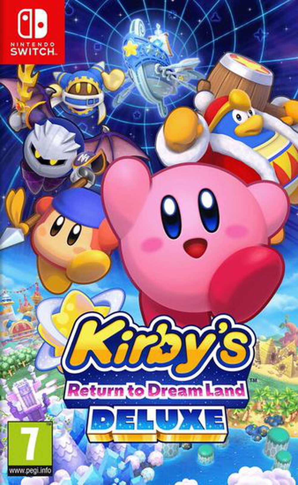 Pochette avant du jeu Kirby's Return to Dream Land Edition Deluxe Nintendo Switch