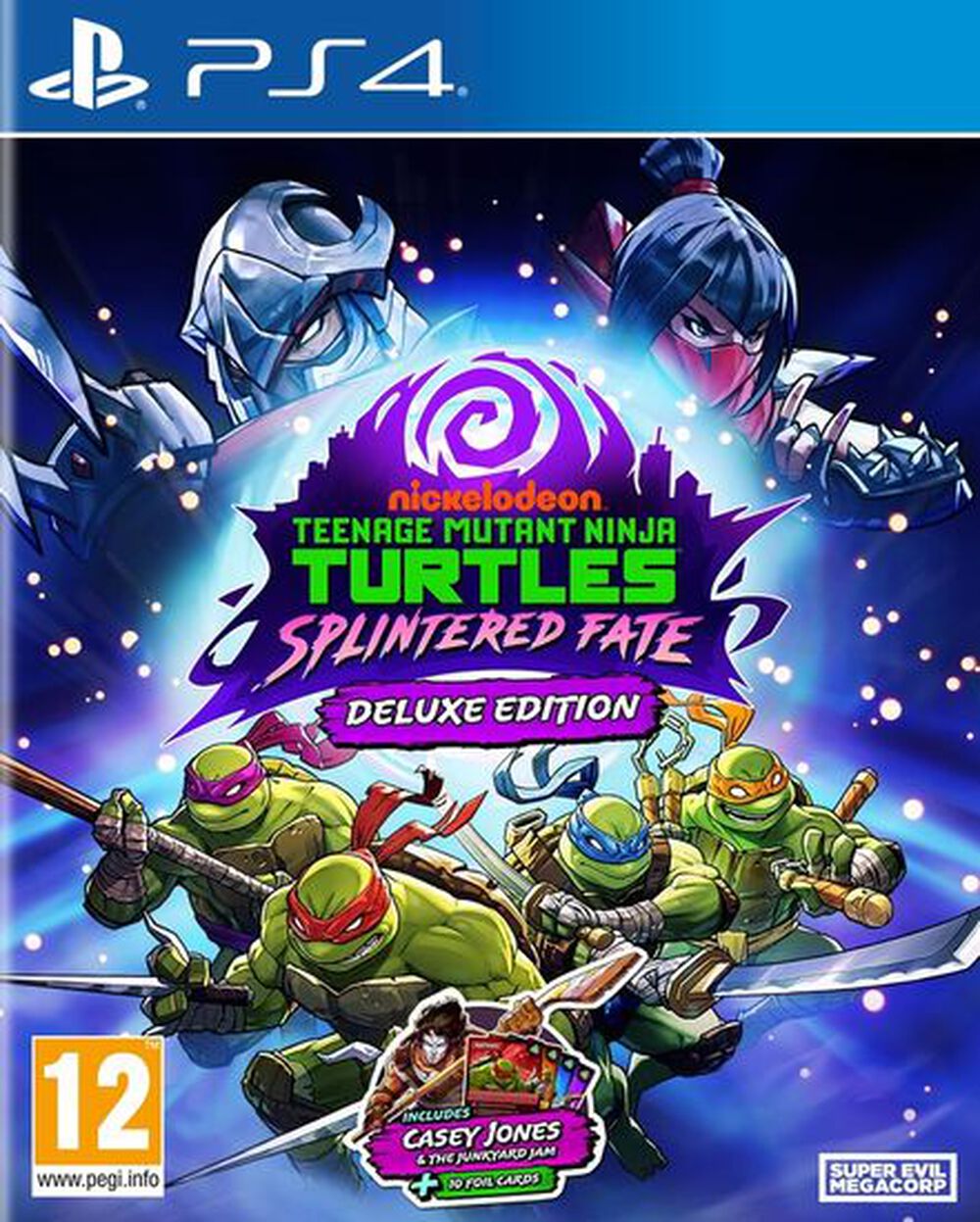 Pochette avant du jeu Teenage Mutant Ninja Turtles Splintered Fate Deluxe Edition PS4