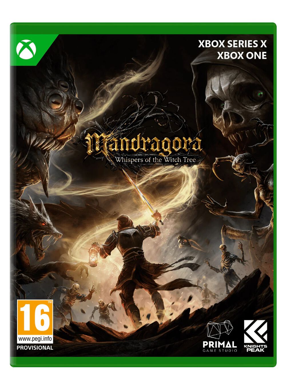 Pochette avant du jeu Mandragora Whispers Of The Witch Tree XBOX SERIES X