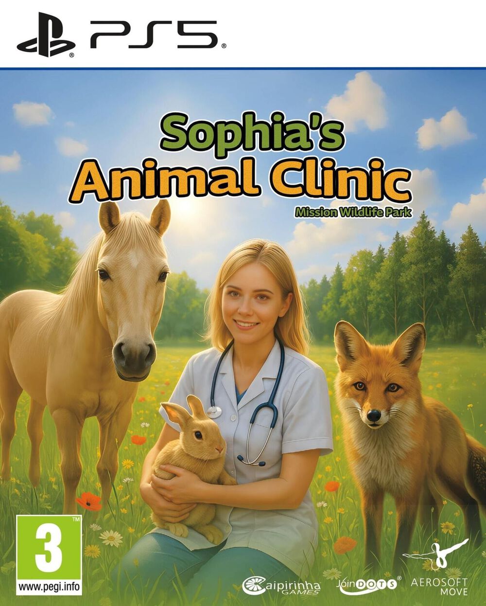 Pochette avant du jeu Sofia's Animal Clinic Mission Wildlife Park 