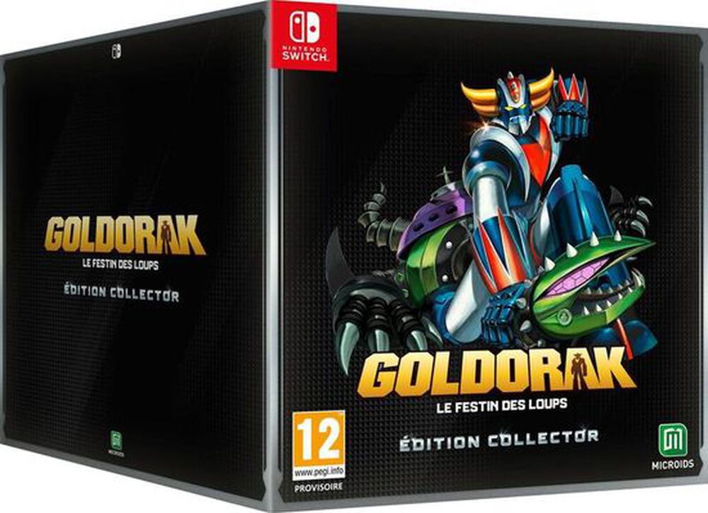 Pochette avant du jeu Goldorak : Le Festin des loups Edition Collector Nintendo Switch