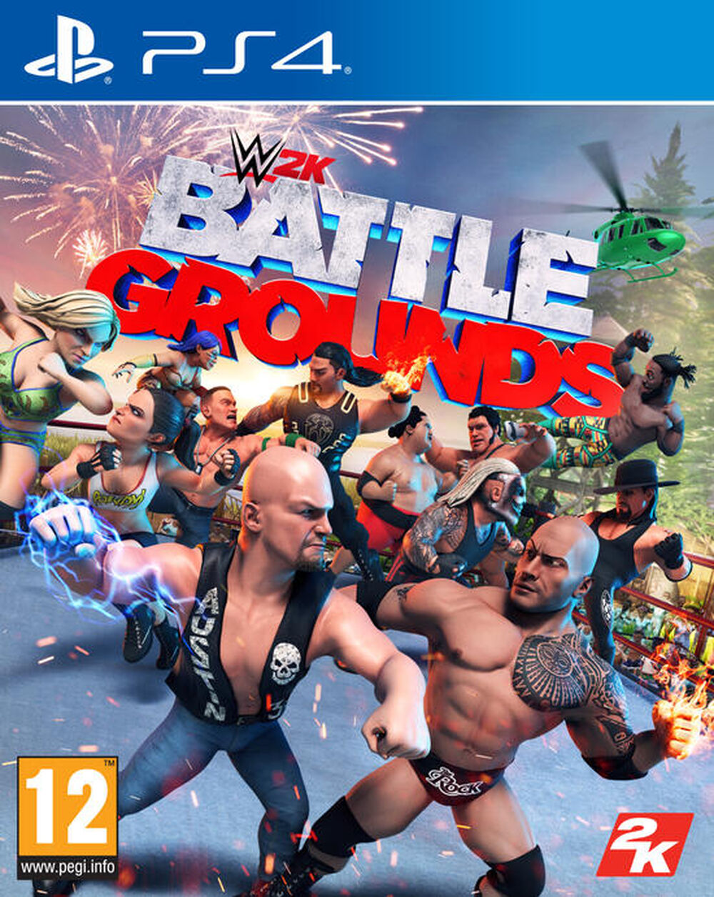 Wwe 2k Battlegrounds - Occasion PS4