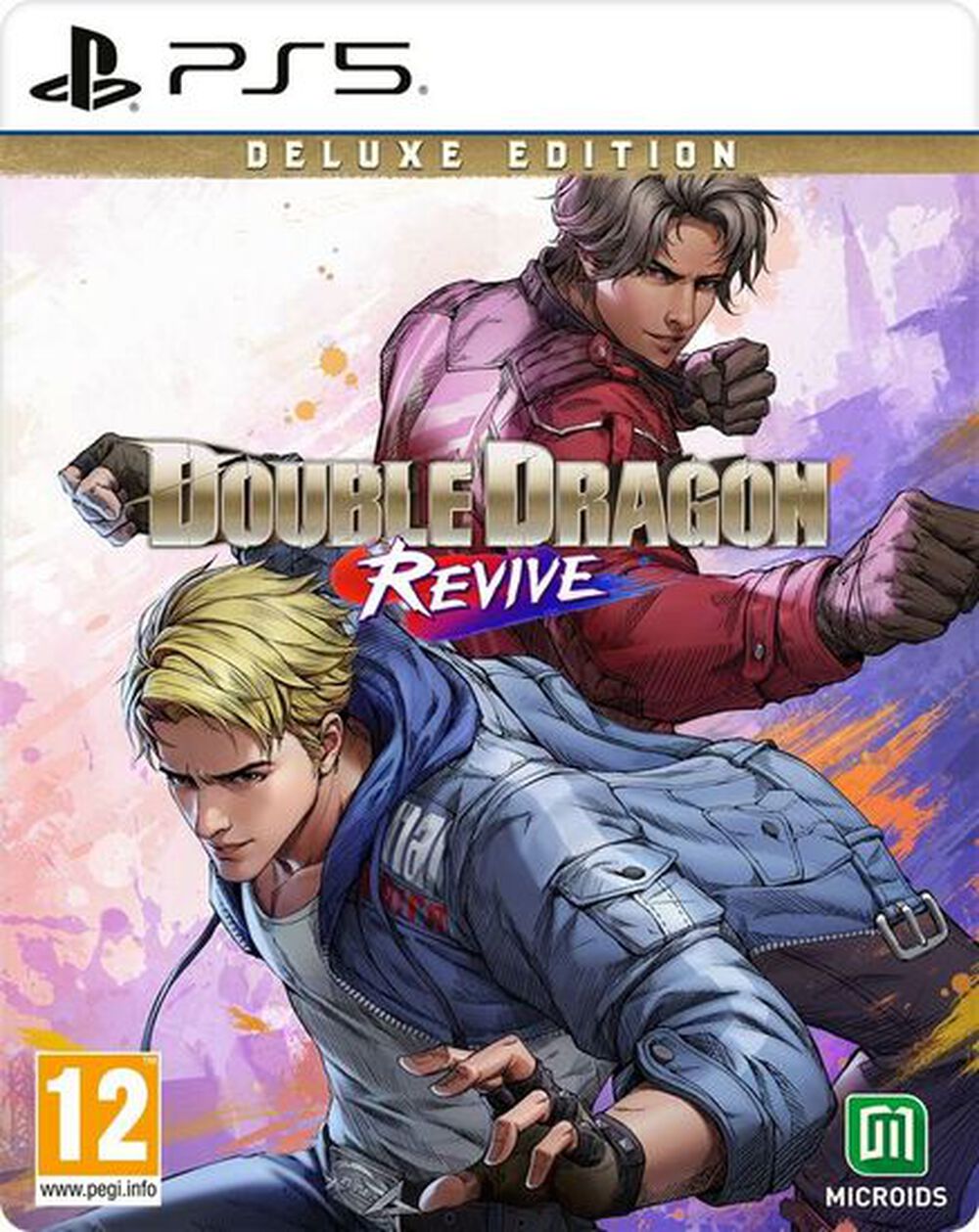 Pochette avant du jeu Double Dragon Revive Edition Deluxe PS5