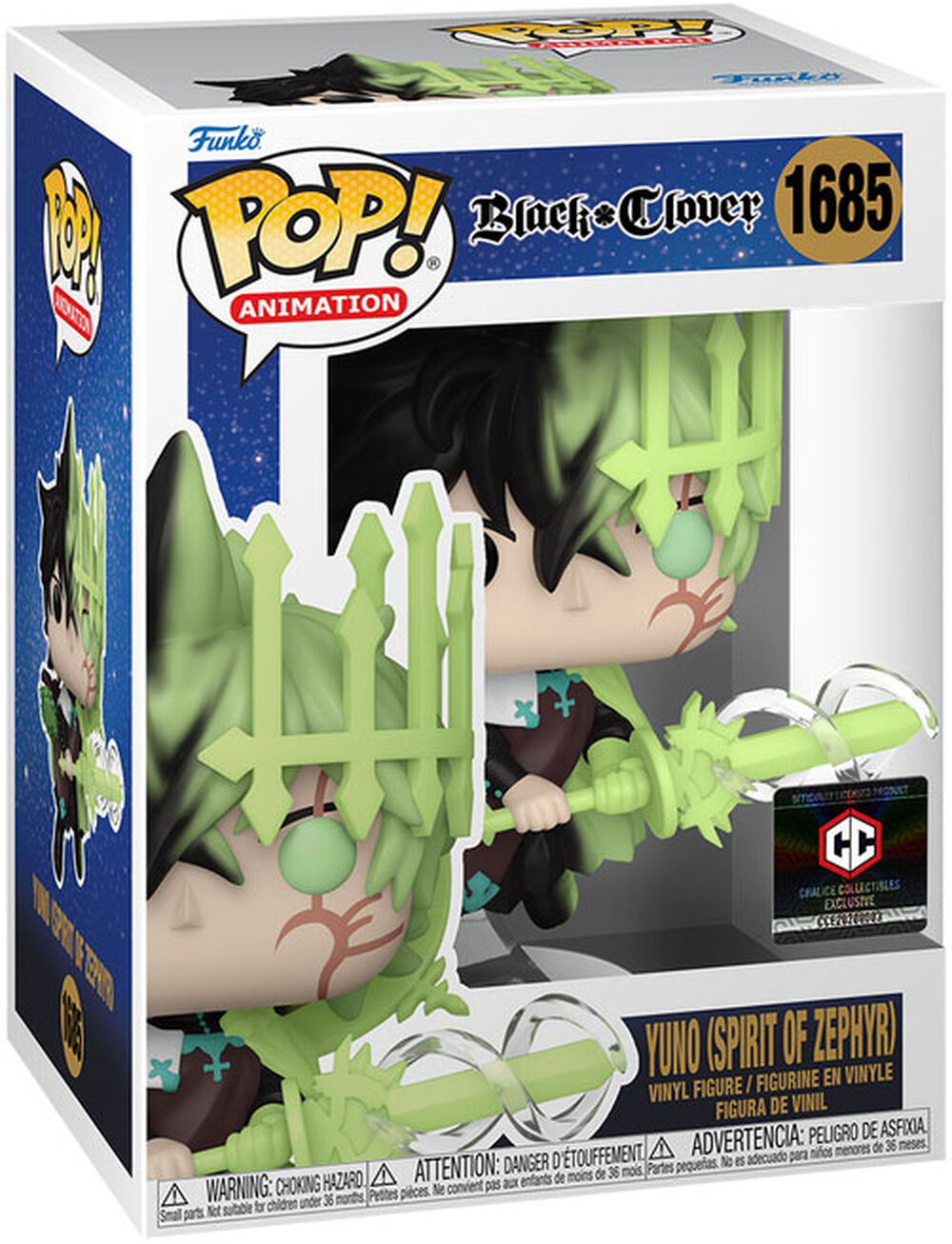 Figurine Funko Pop! - Black Clover - Yuno (spirit Dive)