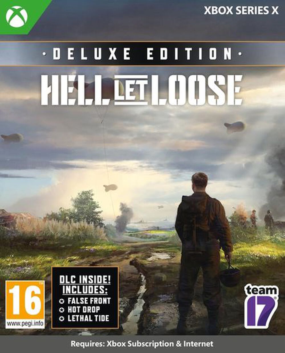 Pochette avant du jeu Hell Let Loose Deluxe Edition Xbox Series X