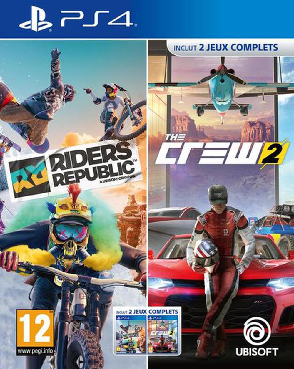 Compil Riders Republic + The Crew 2 - Occasion PS4
