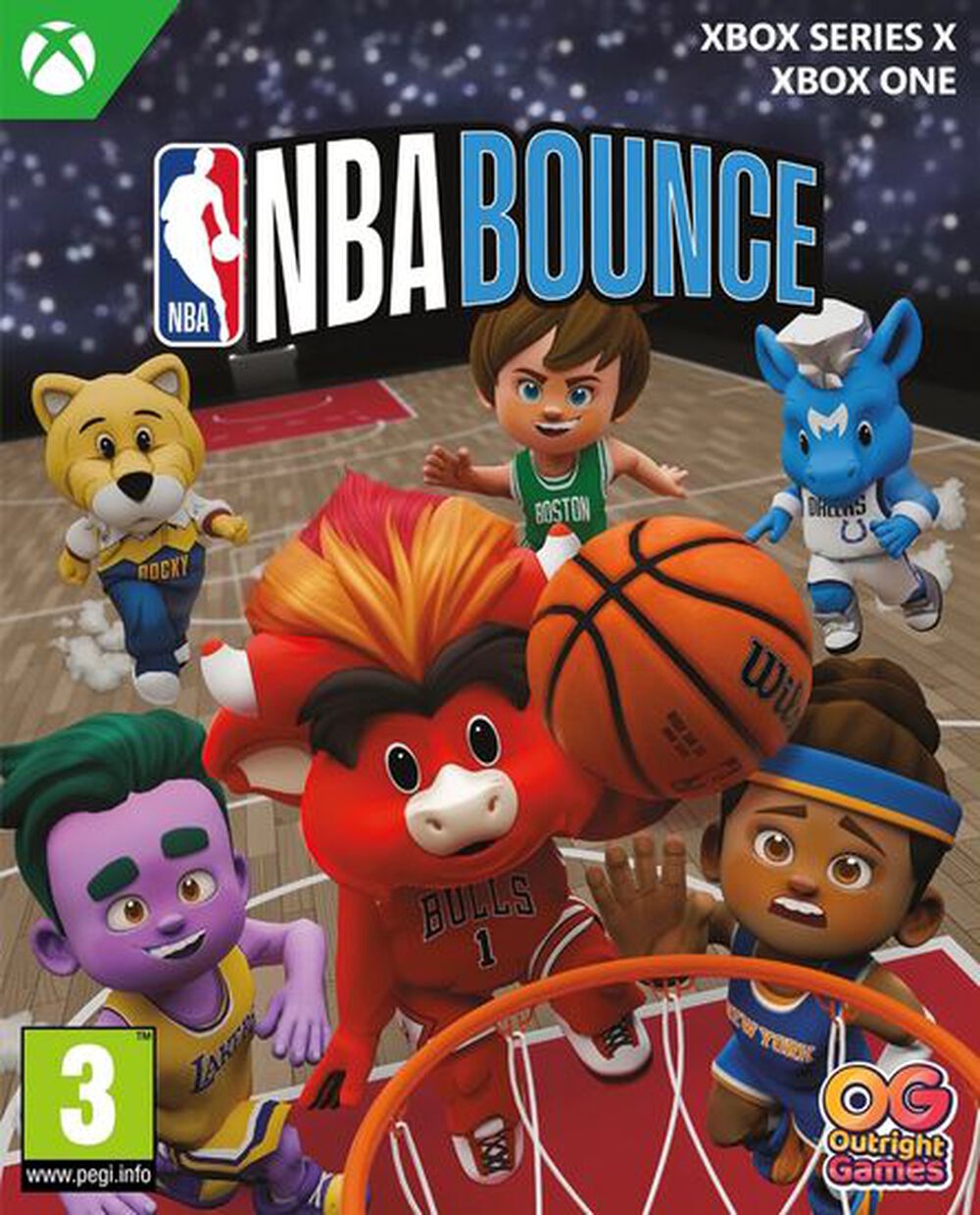 Pochette avant du jeu NBA Bounce XBOX SERIES X
